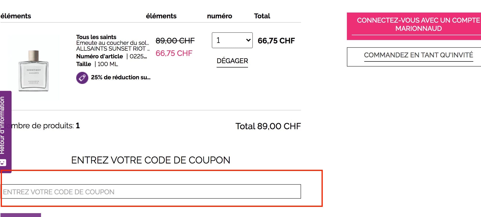 Comment utiliser un code promo Marionnaud.jpg