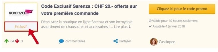 Comment utiliser un code promo Sarenza.jpg